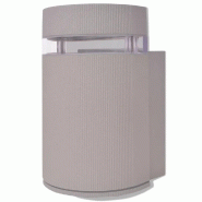 Helloshop26 - Applique murale extérieure demi-cylindrique usage jardin 10 x 10 x 15,5 cm style moderne en aluminium gris 02_0045863 - gris aluminium Helloshop26 - Applique murale extérieure demi-cylindrique usage jardin 10 x 10 x 15,5 cm style moderne en aluminium gris 02_0045863 - gris aluminium