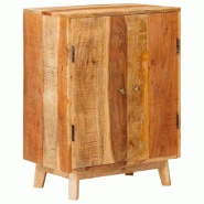 Helloshop26 - Armoire de rangement rectangulaire moderne intérieur 55 x 35 x 75 cm grand espace de stockage en bois de manguier 02_0058088 - Bois mas