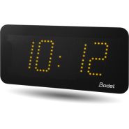 Horloge LED Style II 7, alimentation 230V, indépendante, LED jaune - BODET