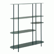 Mauro Ferretti Bibliothèque Saturno Ottanio - Structure En Métal, Design Moderne Et Équilibré, 118 X 31 X 139 Cm - Mobilier Contemporain - 14297700TT