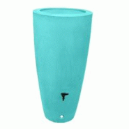 PLAST'UP ROTOMOULAGE Pot conique récupérateur d'eau de pluie aérien 200l - MENTHEFRAICHE - bleu 0750122560370