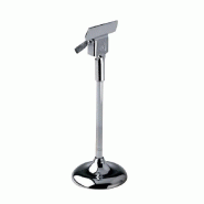 Porte étiquette métal - 10cm - Lot de 2 - chromé