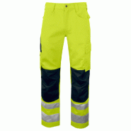 Projob pantalon hv jaune/noir cl 2 t.38 Projob pantalon hv jaune/noir cl 2 t.38