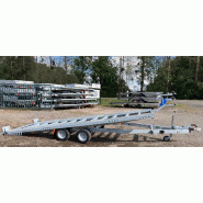 Remorque porte voiture-plateau - 5,00 X 2,10 M - 2700 KG - TA-NO GRAVITY LOW 27.50_0