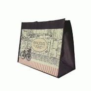Sac cabas polypro "Epicerie fine" 42x20x33 cm - par 100