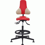 Siège technique assis debout LUCAS - Rouge