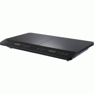 SILVER STYLE Table Domino à Induction 58cm 3400w Noir 001976 - noir 3611730019766