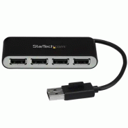 StarTech Hub USB 2.0 portable à  4 ports avec cble intégré
