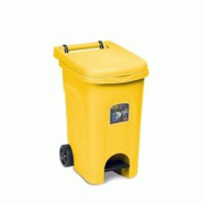Stefanplast Poubelle Urban Eco System Lt.80 avec pédale verte - jaune 8003507258044 Stefanplast Poubelle Urban Eco System Lt.80 avec pédale verte - jaune 8003507258044