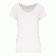 T-shirt de sport écoresponsable femme Blanc XL 88% Polyester | 12% Elasthanne - XL blanc 3663639097376