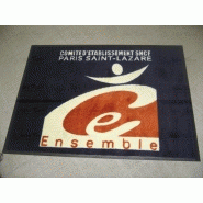 Tapis logo personnalisé