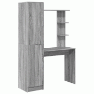 VidaXL Bureau 2 pcs Gris Sonoma Modèle Titan Terrasse Plus - 3337286