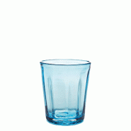 Zafferano Set de 6 Verres Bei Tumbler en Verre Soufflé à la Bouche Couleur Aquamarine, Fabrication Artisanale à la Main Volante pour Table Élégan