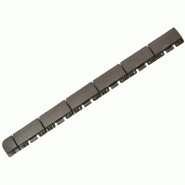 ArtPlast - Finition de dalle, finition femelle 60x6x1,3 cm, gris clair - Collection MARTE - gris plastique polypropylène ZA1962