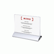 Exposiciónate Porte-Menu A5 Paysage MCHXA5H - transparent plastique 8595578379020