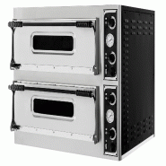 Four à pizza électrique Basic66 - 12 pizzas Ø 32 | Prismafood - 230 V - noir multi-matériau Profi66