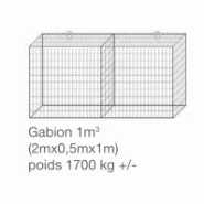 Gabion 1m 3 (2mx0,5mx1m)