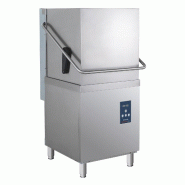 GastroHero Lave-vaisselle à capot PROFI Digital 54 SLE 50x50 cm (dimensions du panier), avec doseur de détergent et de produit de rinçage, avec pom