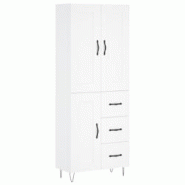 Helloshop26 - Buffet bahut commode armoire meuble de rangement organisateur cuisine salle de séjour salon haut 69,5 x 34 x 180 cm 02_0032727 - 300021