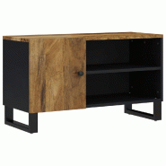 Helloshop26 - Meuble TV multimédia étagère télévision buffet téléviseur salle à manger salon chambre 80 x 33 x 46 cm bois de 02_0026241 - 3000