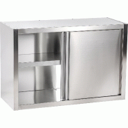 KBS Gastrotechnik KBS Armoire murale suspendue 2000x400x650 mm avec portes coulissantes et étagère intermédiaire - 91311106