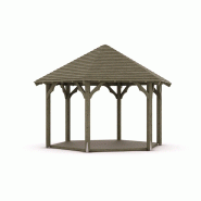 Kiosque hexagonal ou octogonal