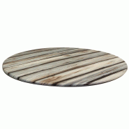 Plateau de table Topalit Smart Line Ø70 - MARITINO PINE_0