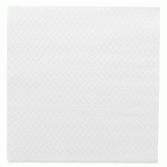 Serviette ouate 1 pli blanc 33x33cm - par 3000