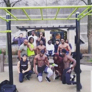 Pont de singe Street Workout DAMAPRO - En acier galvanisé thermolaqué avec hauteur réglable Pont de singe Street Workout DAMAPRO - En acier galvanisé thermolaqué avec hauteur réglable