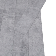 Vidaxl planches de plancher pvc 4,46 m² 3 mm autoadhésif gris ciment 146574