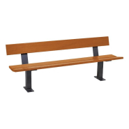 Banc bois et acier pagode ref : 299444.Gpro.Chec