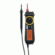 CHAUVIN ARNOUX - CA 755 Testeur multimètre numérique - Afficheur 3000 points rétroéclairé - V AC/V DC automatique - Résistance/Continuité/Diode/Capacité automatique - 600V CAT III