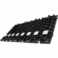 Dalle de parking ritter gravelgrid noire | dalle en pehd - pente jusqu'à 30% - joints de dilatation intégrés - résistance de 450 t/m²