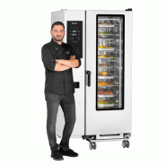 Four mixte vapeur pré-programmés 20 x GN 1/1, GIGASTEAM, 38 400 W, 400 V - TRI