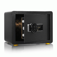 Helloshop26 - Coffre-fort de sécurité électronique 40 x 30 x 31 cm avec système d'alarme et double verrouillage en acier noir - 3000233535383 Helloshop26 - Coffre-fort de sécurité électronique 40 x 30 x 31 cm avec système d'alarme et double verrouillage en acier noir - 3000233535383