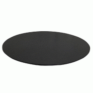 Plateau rond de table intérieur/extérieur Mésa Ø110cm en compact Caviar