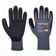 Portwest Gants DermiFlex Plus Gris/Noir L - Taille 9 - 9 gris A351G8RL