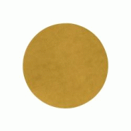 Stil Casa, set de 12 sous-plat unies, polyuréthane cousu, Ø 30 cm, finition dollar couleur ocre. - STP30D-OCD Stil Casa, set de 12 sous-plat unies, polyuréthane cousu, Ø 30 cm, finition dollar couleur ocre. - STP30D-OCD