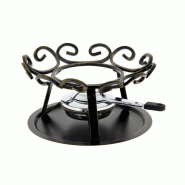 TABLE&COOK TABLEANDCOOK réchaud à fondue en fer forgé 23cm 3008208 - noir 3760193961317