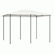 VidaXL Belvédère 3x4x2,6 m Crème 160 g/m² Modèle Atlas Contemporain - beige 313614