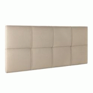 VS Venta-stock Tête de lit tapissée Sicilia 140x60 cm Beige - beige polyester I24120