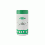 Aseptonet lingettes detergentes desinfectantes des surfaces parfum menthe-boite de 100