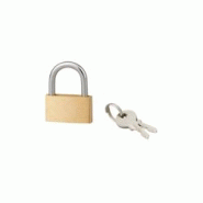 Cadenas BASIC à clé, base 30 mm, anse acier, 2 clés - SERRUPRIX - doré 3150269790307 Cadenas BASIC à clé, base 30 mm, anse acier, 2 clés - SERRUPRIX - doré 3150269790307