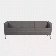 Canapé 3 places So Wind - Tissu Urban, Fuchsia (010 94 007), Avec_0