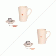 Coffret à thé Sangam 40 cl - Beige Rond Porcelaine Table Passion - beige porcelaine 3106232960932 Coffret à thé Sangam 40 cl - Beige Rond Porcelaine Table Passion - beige porcelaine 3106232960932