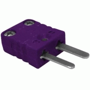 Connecteur thermocouple miniature mâle couple e Connecteur thermocouple miniature mâle couple e