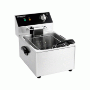 Friteuse électrique à poser professionnelle 6 Litres (230V) PREMIUM - GOLDINOX - inox 3701770808175