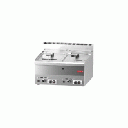Friteuse gaz bouteille (propane / butane) 2 cuves 8l - PGL907