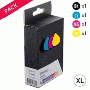 Generique Génériques HP 903XL Pack 4 Cartouches génériques Noir et Couleurs - multicolore 3701352326912 Generique Génériques HP 903XL Pack 4 Cartouches génériques Noir et Couleurs - multicolore 3701352326912