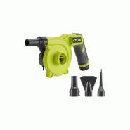 Gonfleur Dégonfleur 4V plastique moulé vert lime/noir/gris 17.1 x 13.3 x 8.6 cm RYOBI - vert Bois manufacturé RYO4892210239556